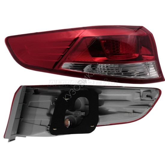 Фонарь задний KIA RIO 15-17 лев 4D SAT
