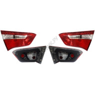 Фонари задние Киа Рио Kia Rio 3 (2011-2017) комплект 2 штуки левый и правый SAT высокое качество