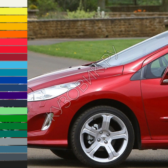 Крыло переднее левое в цвет кузова Peugeot 308 (2007-2015)